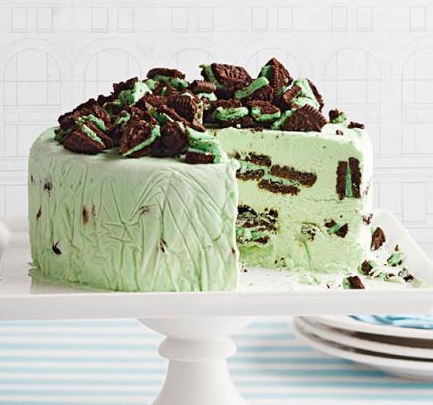 grass hopper ice box cake